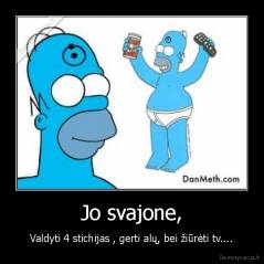 Jo svajone, - Valdyti 4 stichijas , gerti alų, bei žiūrėti tv....