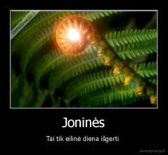 Joninės - Tai tik eilinė diena išgerti 