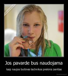 Jos pavarde bus naudojama - kaip naujos buitines technikos prekinis zenklas
