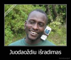 Juodaoždiu išradimas - 
