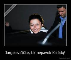 Jurgelevičiūte, tik nepavok Kalėdų! - 