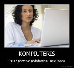 KOMPIUTERIS - Puikus prietaisas padedantis numesti svorio