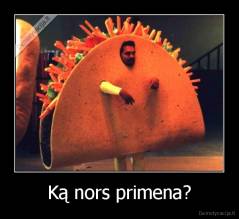 Ką nors primena? - 