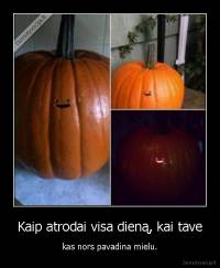 Kaip atrodai visa dieną, kai tave - kas nors pavadina mielu.