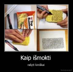 Kaip išmokti  - rašyti kiniškai 