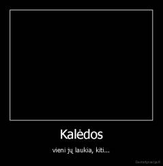 Kalėdos - vieni jų laukia, kiti...