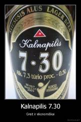 Kalnapilis 7.30 - Greit ir ekonomiškai