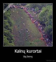 Kalnų kurortai - šią žiemą