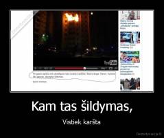 Kam tas šildymas, - Vistiek karšta