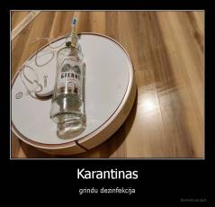 Karantinas - grindu dezinfekcija