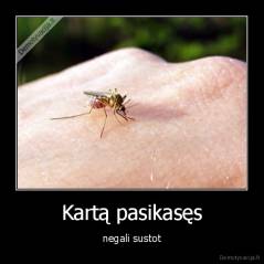 Kartą pasikasęs - negali sustot