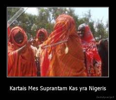 Kartais Mes Suprantam Kas yra Nigeris - 