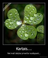 Kartais.... - Net maži dalykai priverčia nusišypsoti...