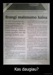 Kas daugiau? - 