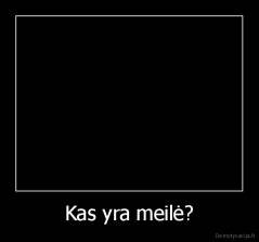 Kas yra meilė? - 