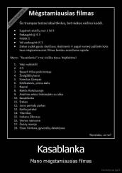 Kasablanka - Mano mėgstamiausias filmas