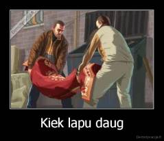 Kiek lapu daug - 