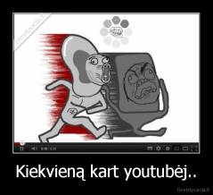 Kiekvieną kart youtubėj.. - 