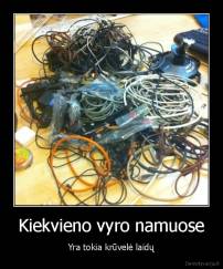 Kiekvieno vyro namuose - Yra tokia krūvelė laidų