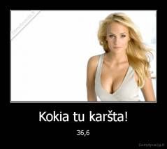 Kokia tu karšta! - 36,6