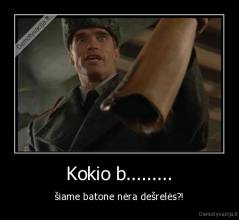 Kokio b......... - šiame batone nėra dešrelės?!