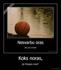 Koks noras, - jei blogas oras?