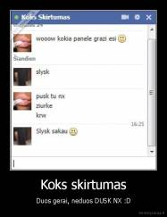 Koks skirtumas - Duos gerai, neduos DUSK NX :D