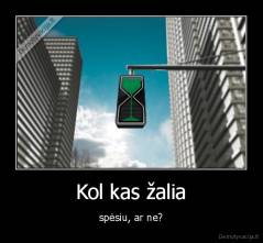 Kol kas žalia - spėsiu, ar ne?