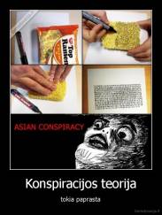 Konspiracijos teorija - tokia paprasta