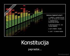 Konstitucija - paprastai...