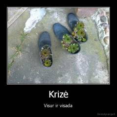 Krizė - Visur ir visada