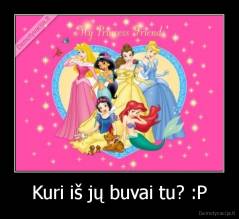 Kuri iš jų buvai tu? :P - 