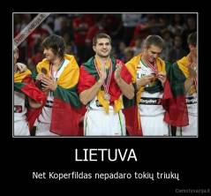 LIETUVA - Net Koperfildas nepadaro tokių triukų