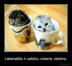 Labanaktis ir saldziu visiems visiems. - 