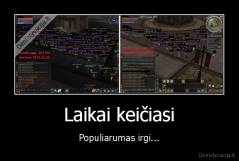 Laikai keičiasi - Populiarumas irgi...