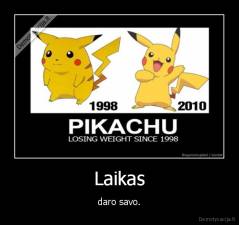 Laikas - daro savo.