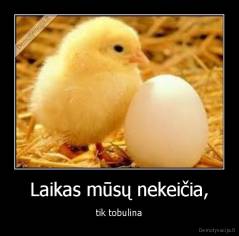Laikas mūsų nekeičia, - tik tobulina