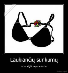 Laukiančių sunkumų - numatyti neįmanoma