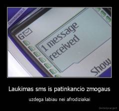 Laukimas sms is patinkancio zmogaus - uzdega labiau nei afrodiziakai