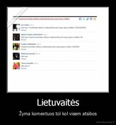 Lietuvaitės - Žyma komentuos tol kol visem atsibos