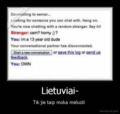 Lietuviai- - Tik jie taip moka meluoti 