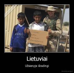 Lietuviai - Užsienyje išradingi