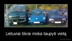 Lietuviai tikrai moka taupyti vietą - 