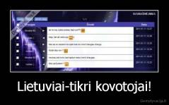 Lietuviai-tikri kovotojai! - 