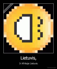 Lietuvis, - Ir Afrikoje Lietuvis