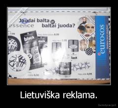 Lietuviška reklama. - 