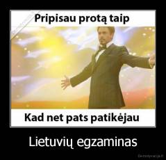 Lietuvių egzaminas - 