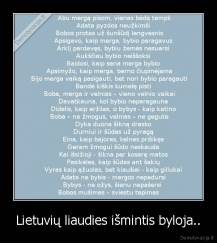 Lietuvių liaudies išmintis byloja.. - 
