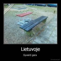 Lietuvoje - Gyventi gera 