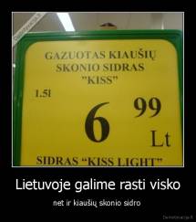 Lietuvoje galime rasti visko - net ir kiaušių skonio sidro 
